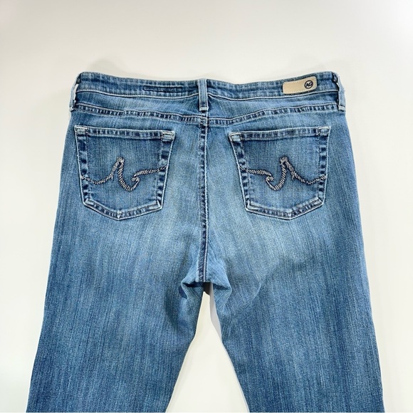 AG Adriano Goldschmied Light Blue Straight Leg Jeans - Picture 4 of 14